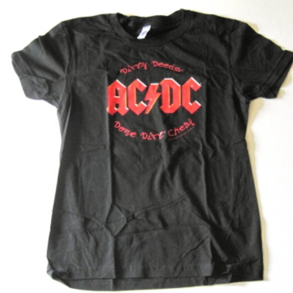 AC/DC Dirty Deeds Junior Ladies Tee (M)